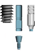 Picture of 4.5 Implant x 6mm long - 3.5 Platform Switch (BlueSkyBio.com)